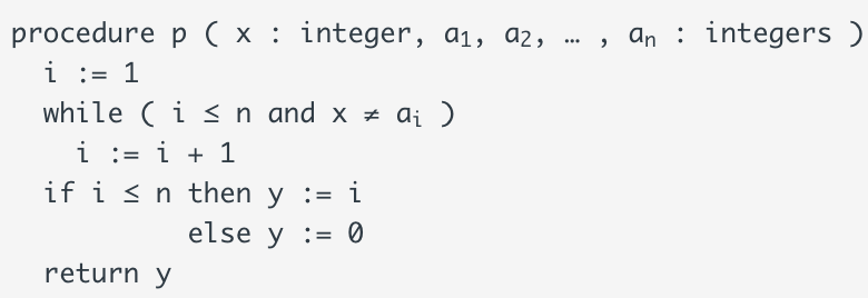 Solved Discrete Math Assume that procedure p is the | Chegg.com