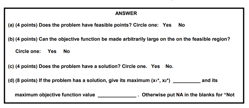 2. Apply the Fritz-John conditions to minimize x1 + | Chegg.com