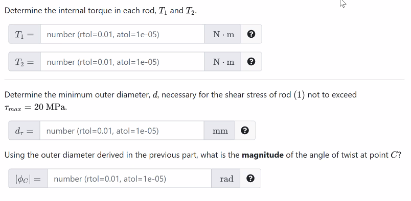 Solved In the system below, the shaft is solid from A to B | Chegg.com