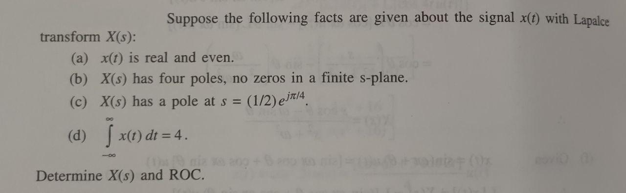 Solved Suppose the following facts are given about the | Chegg.com