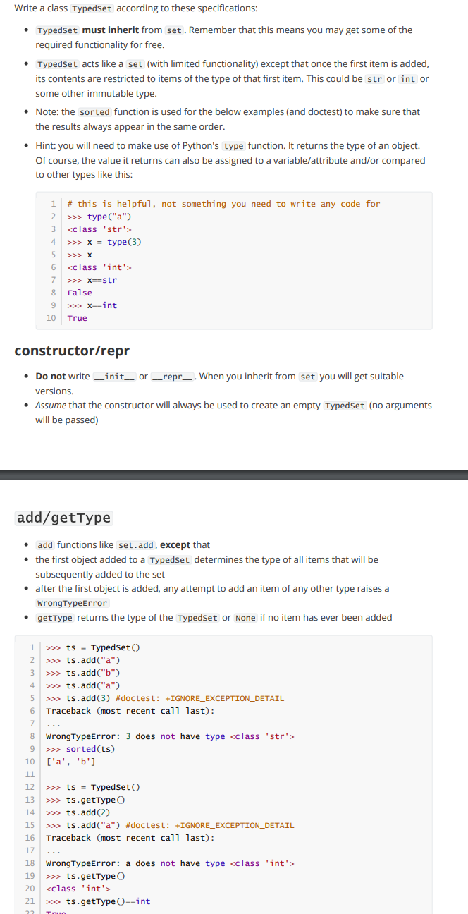 In Python, and this is part | Chegg.com