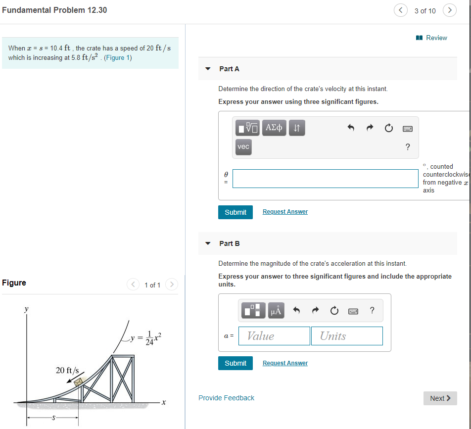 Solved Fundamental Problem 12.34 7 of 10 > Review The | Chegg.com