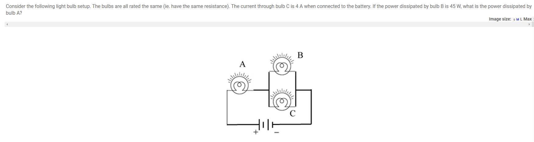 Solved Consider the following light bulb setup. The bulbs | Chegg.com