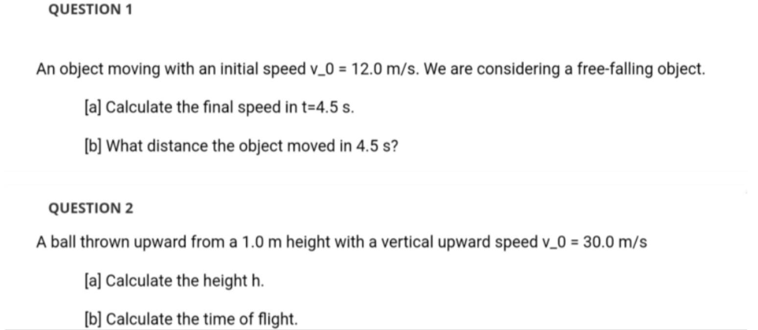 Solved An object moving with an initial speed v−0=12.0 m/s. | Chegg.com