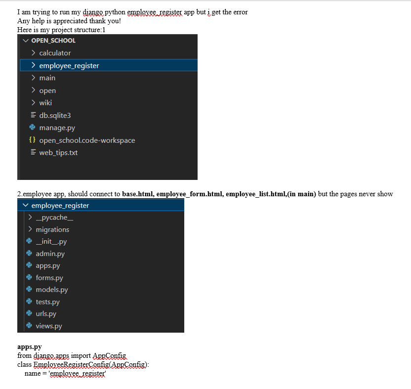 Solved My code is all below as text and as image, any help | Chegg.com