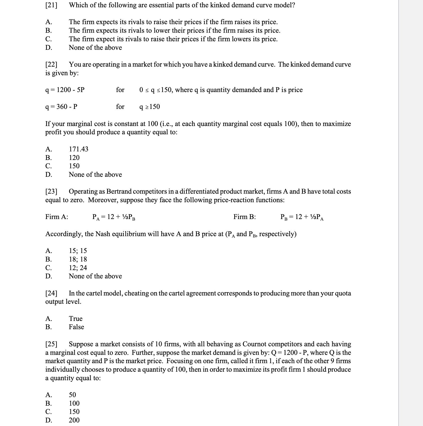 Solved [21] Which of the following are essential parts of | Chegg.com