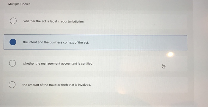 Solved According to the Institute of Management Accountants | Chegg.com