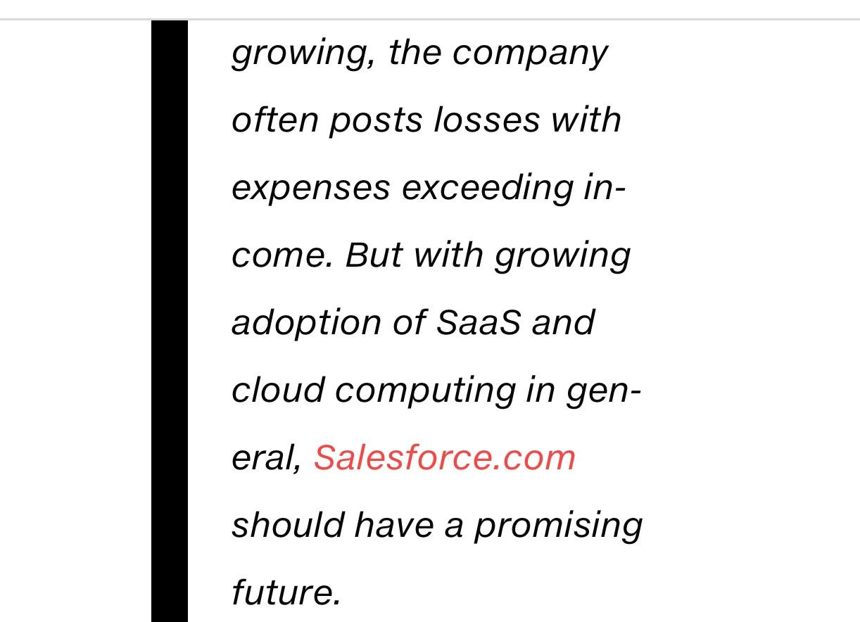 salesforce.com case study summary