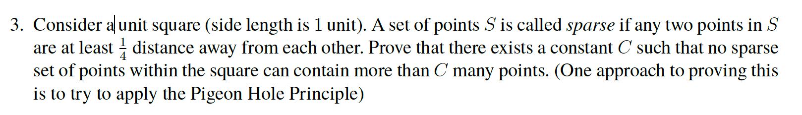 Solved 3. Consider a unit square (side length is 1 unit). A | Chegg.com