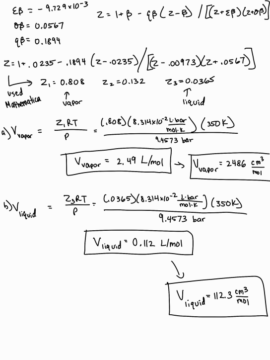 Solved 2. The vapor pressure of nbutane at 350 K is