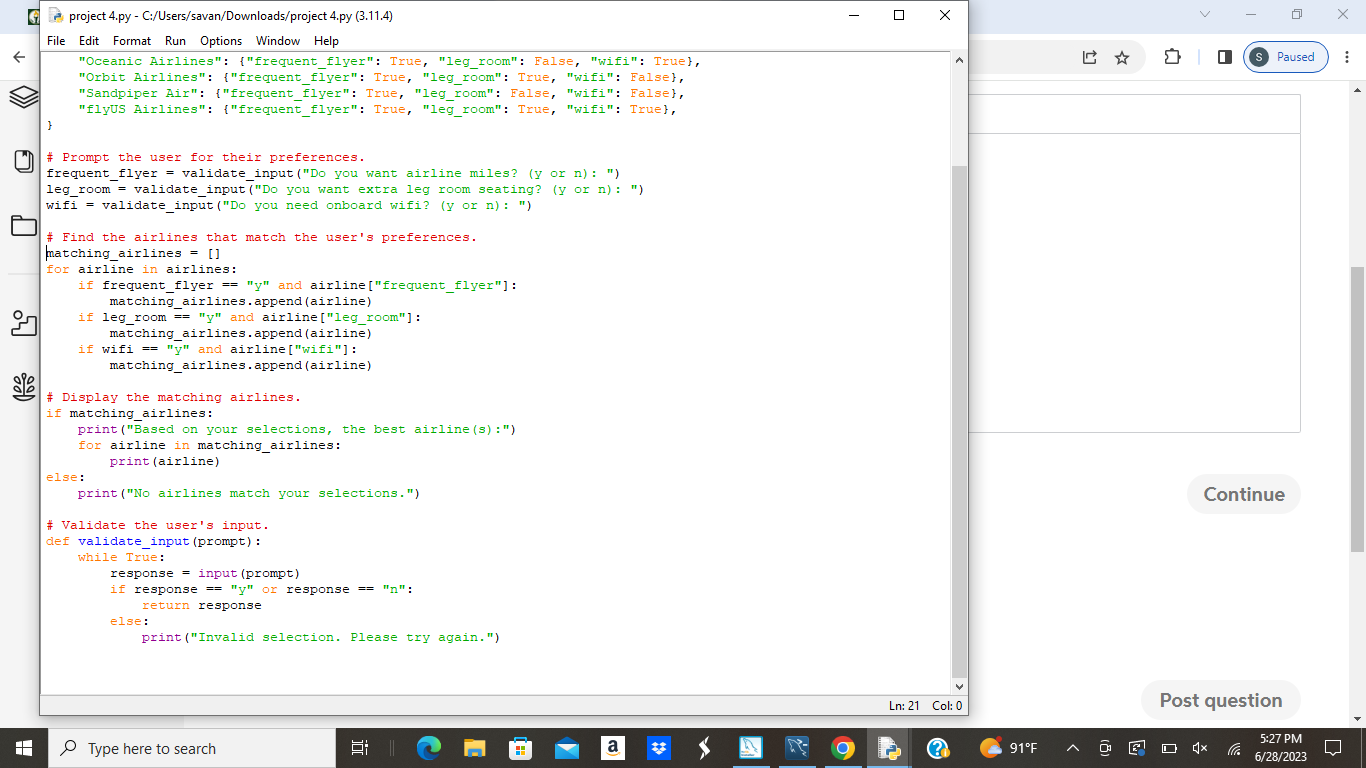 Solved this is my code and this is the error message i am | Chegg.com