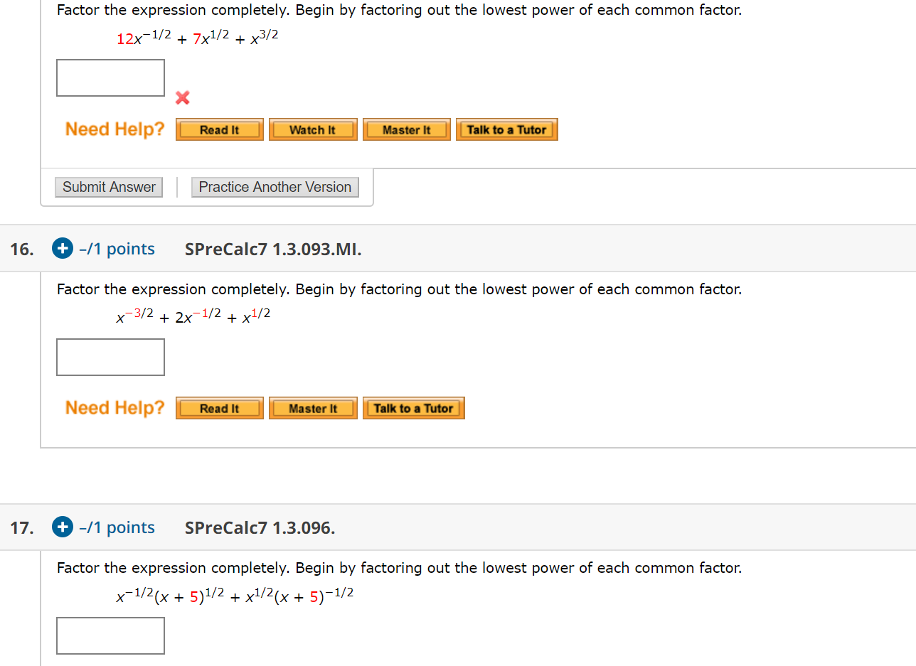 solved-factor-the-expression-completely-begin-by-factoring-chegg