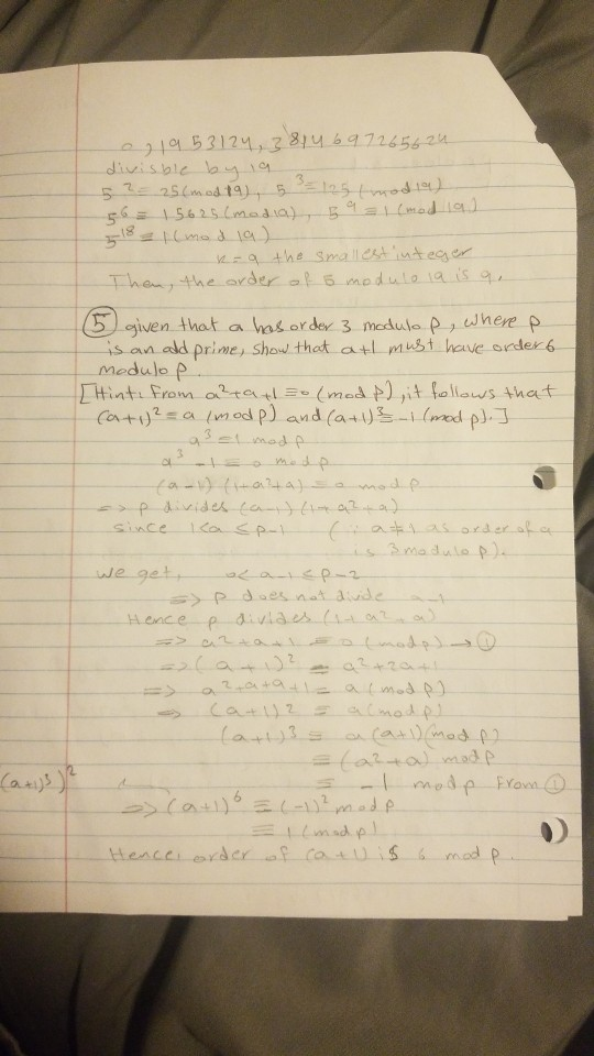 Solved Homework 8 Problems 8.1 0 Find The Order Of The | Chegg.com