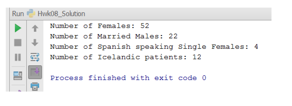 Solved HIMT 345 Homework 08: Files Overview: Create a Python | Chegg.com