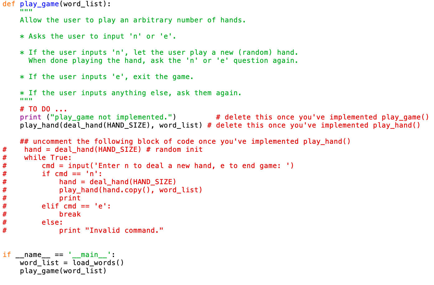 Solved For this project, you'll implement a simplified word | Chegg.com