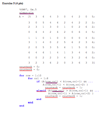 Solved Exercise 4 (4 pts) Use the below matrix A to find | Chegg.com