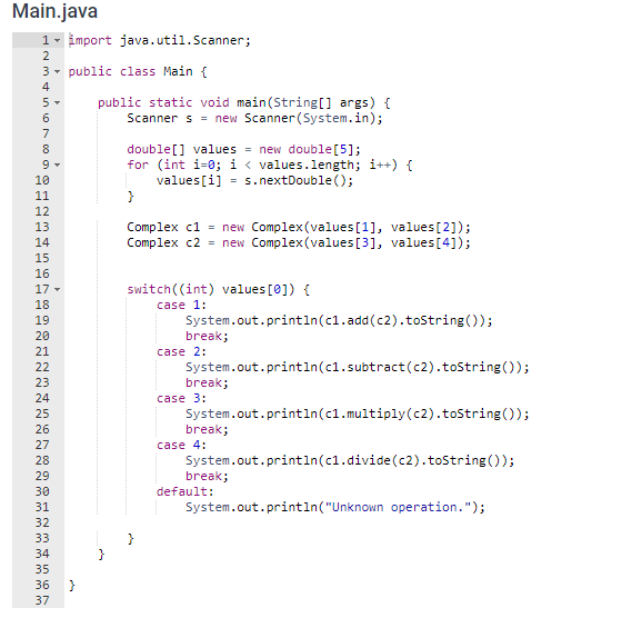 Solved 4 Main.java 1 - import java.util.Scanner; 2 3. public | Chegg.com