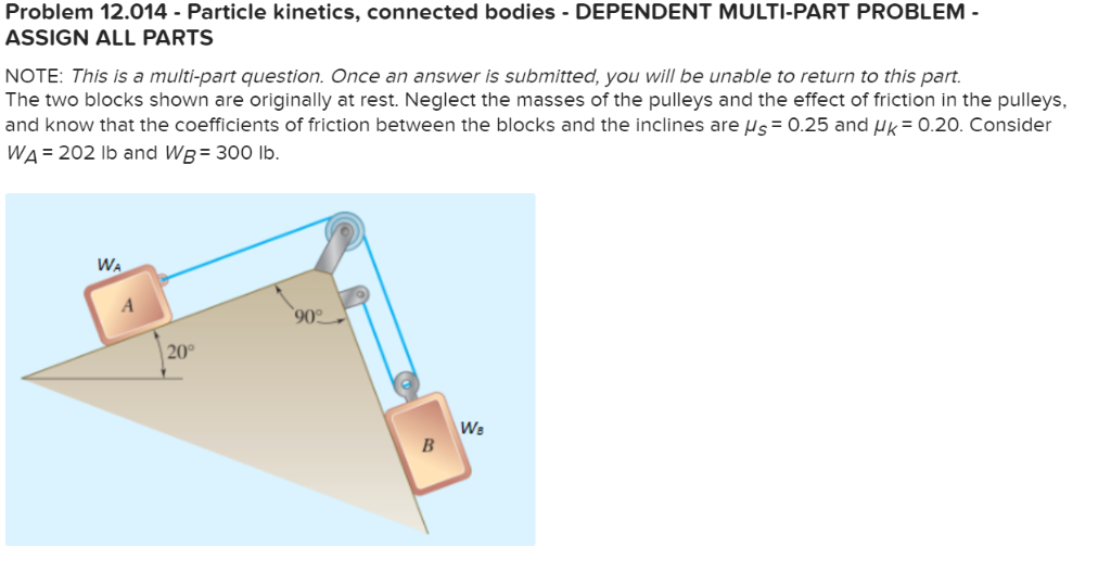 Solved Problem 12.014 Particle connected bodies