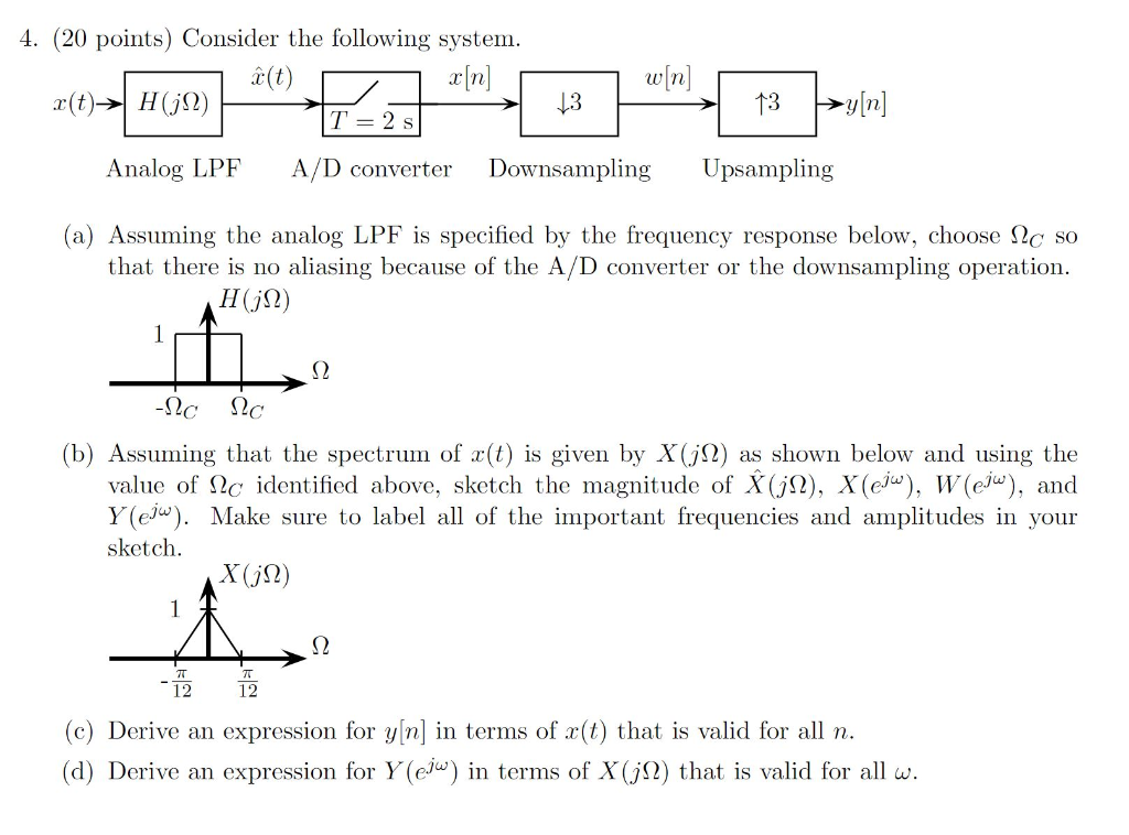 4 20 Points Consider The Following System K T Chegg Com