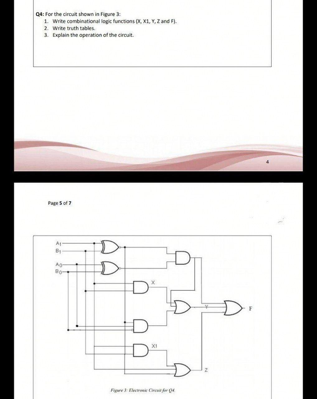 Solved Q4: For the circuit shown in Figure 3: 1. Write | Chegg.com