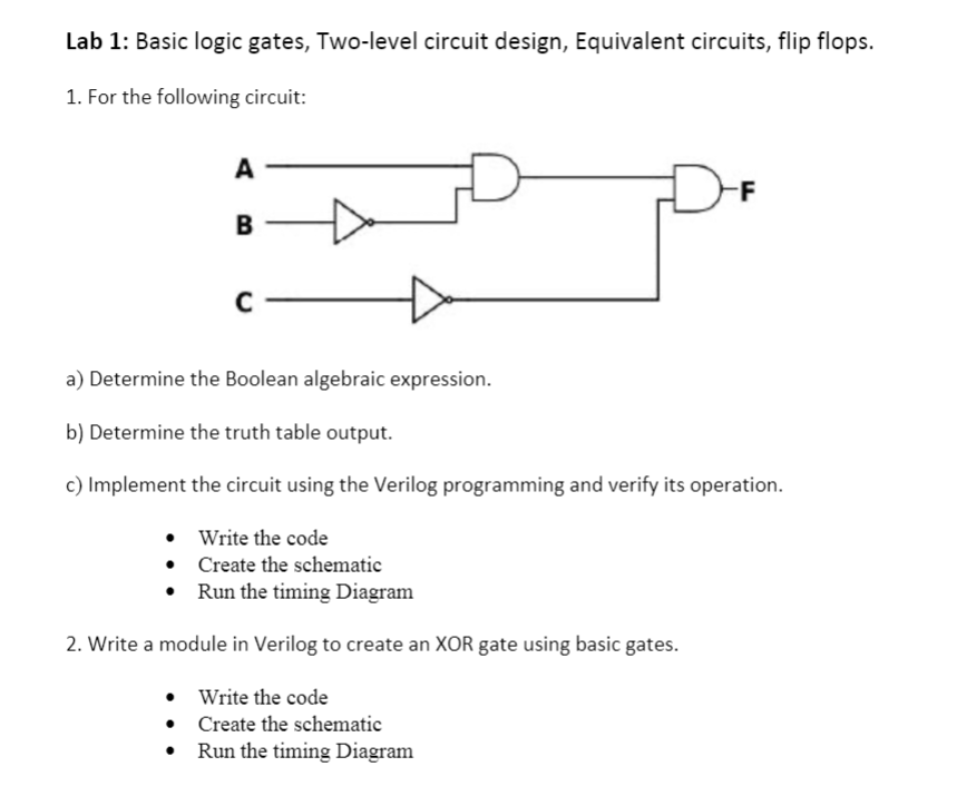 Circuit Diagram Using Basic Logic Gates - Circuit Diagram