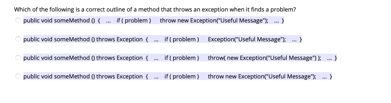 Solved Which of the following is a correct outline of a | Chegg.com
