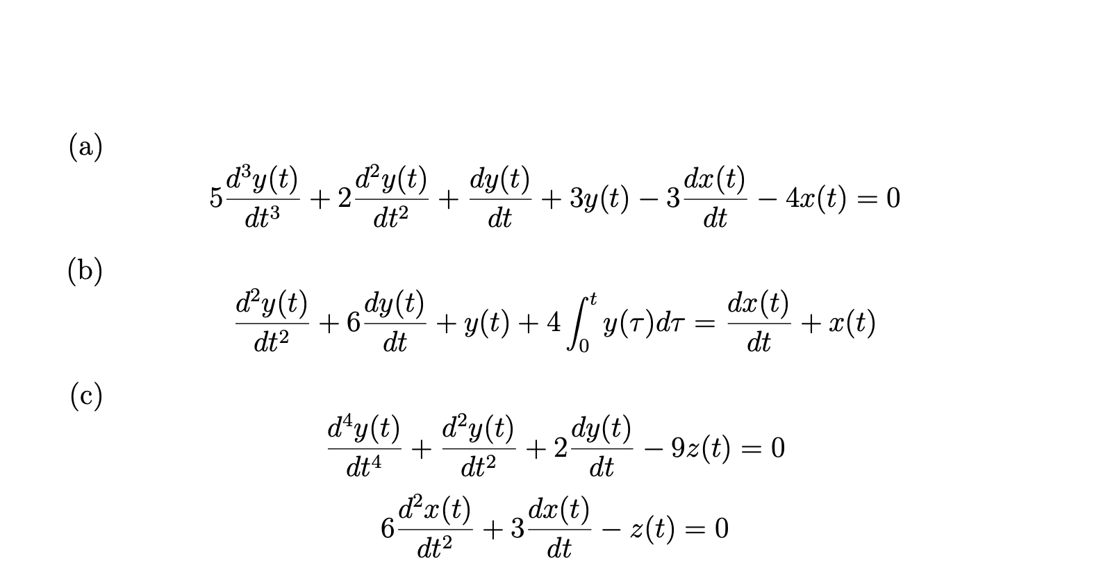 Solved Derive the transfer function (assume initial | Chegg.com