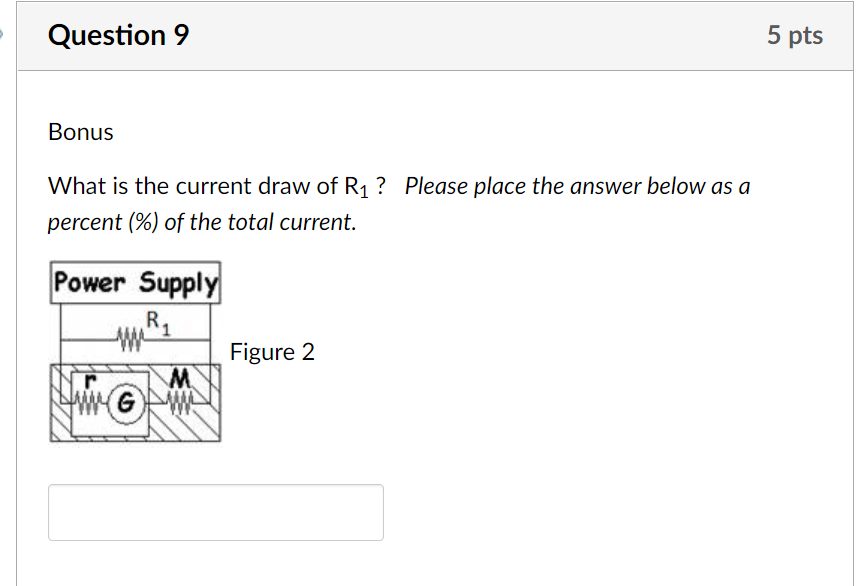 Question 9 5 pts Bonus What is the current draw of R1 | Chegg.com