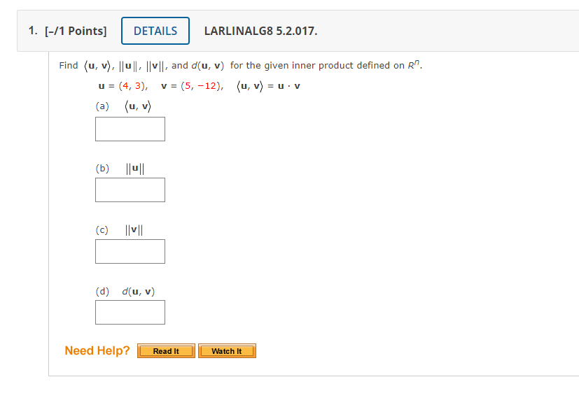 Solved Linear Algebra Please Answer Two Of The Question I | Chegg.com