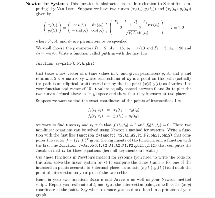 Solved The is question is about Optimization or Numerical | Chegg.com