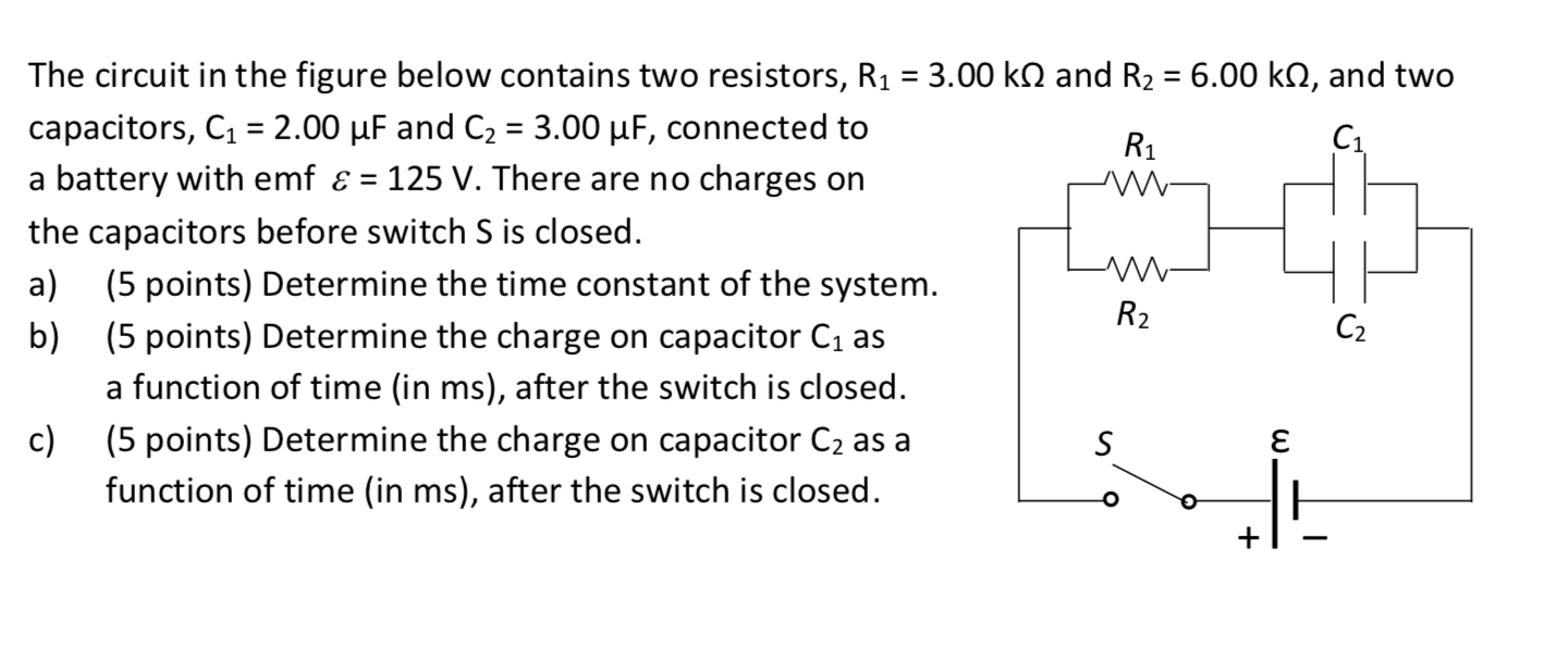 Solved The circuit in the figure below contains two | Chegg.com