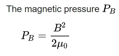 Write down magnetic and magnetic tension (in | Chegg.com