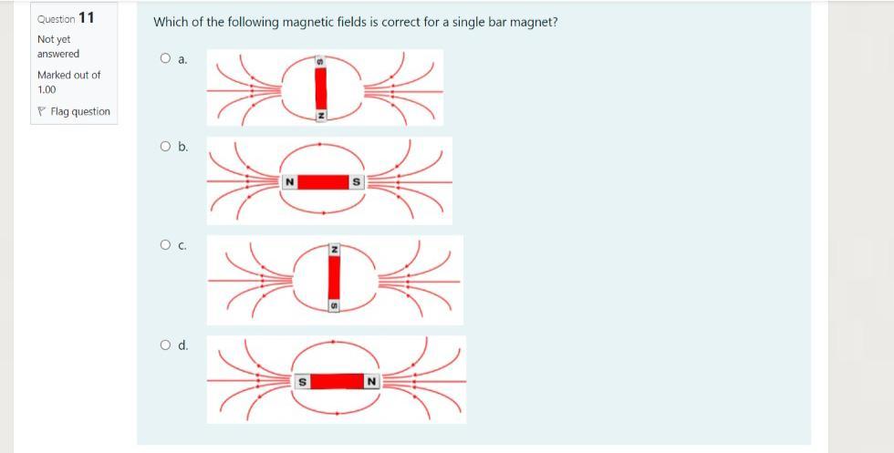 Solved Which Of The Following Magnetic Fields Is Correct For | Chegg.com