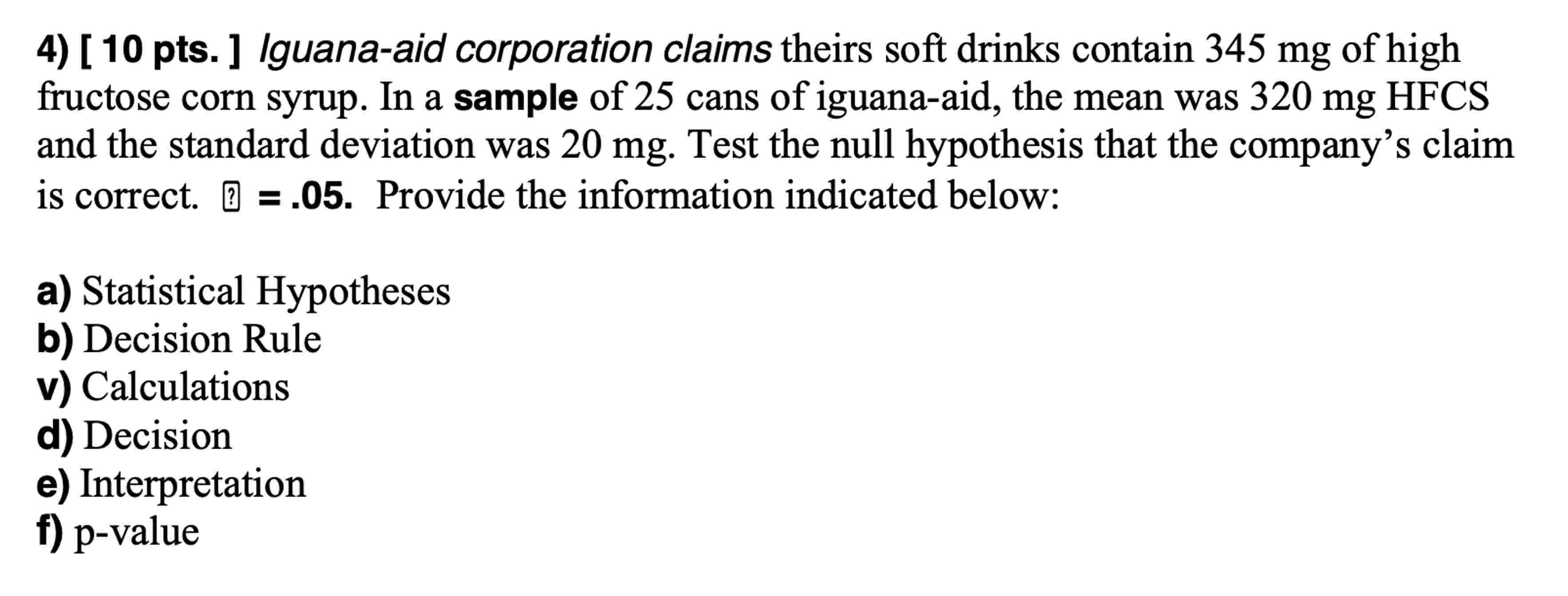 Solved Pts Iguana Aid Corporation Claims Their