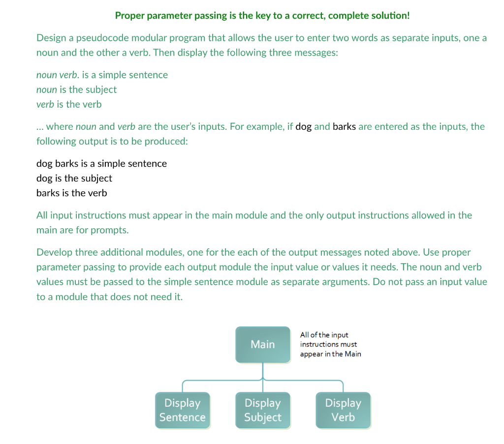 Solved I need help doing this pseudocode It need to be | Chegg.com