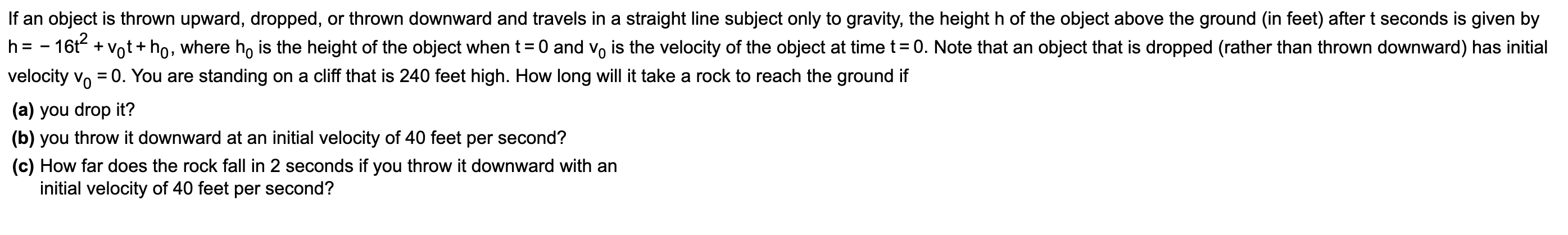 Solved = If An Object Is Thrown Upward, Dropped, Or Thrown 