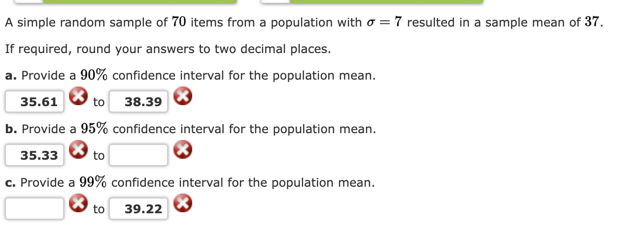 Solved A simple random sample of 70 items from a population | Chegg.com