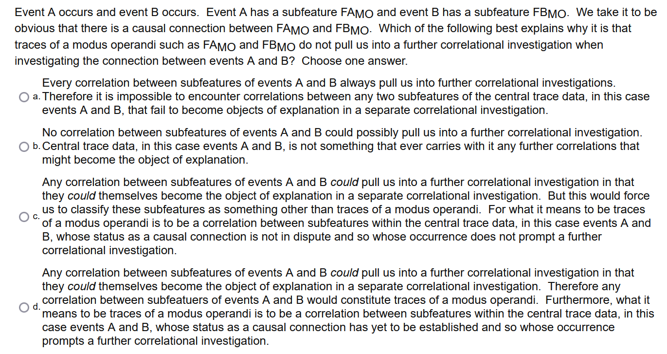 Solved Event A Occurs And Event B Occurs. Event A Has A | Chegg.com