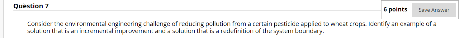 Solved Question 7 6 points Save Answer Consider the | Chegg.com