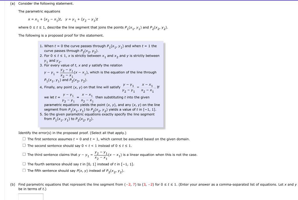 solved-a-consider-the-following-statement-the-parametric-chegg