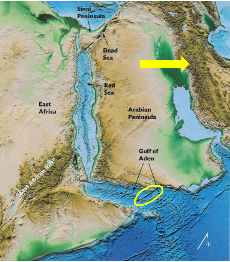 Solved Look at the picture of the Red Sea. ﻿Apply what you | Chegg.com