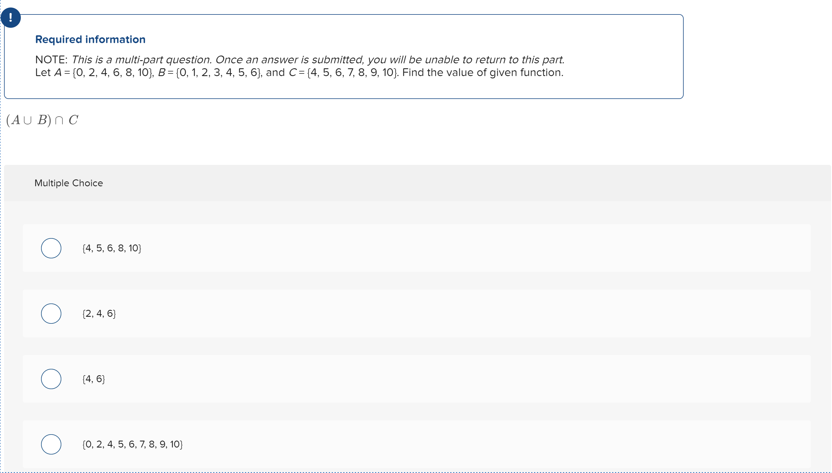 Solved Required information NOTE: This is a multi-part | Chegg.com