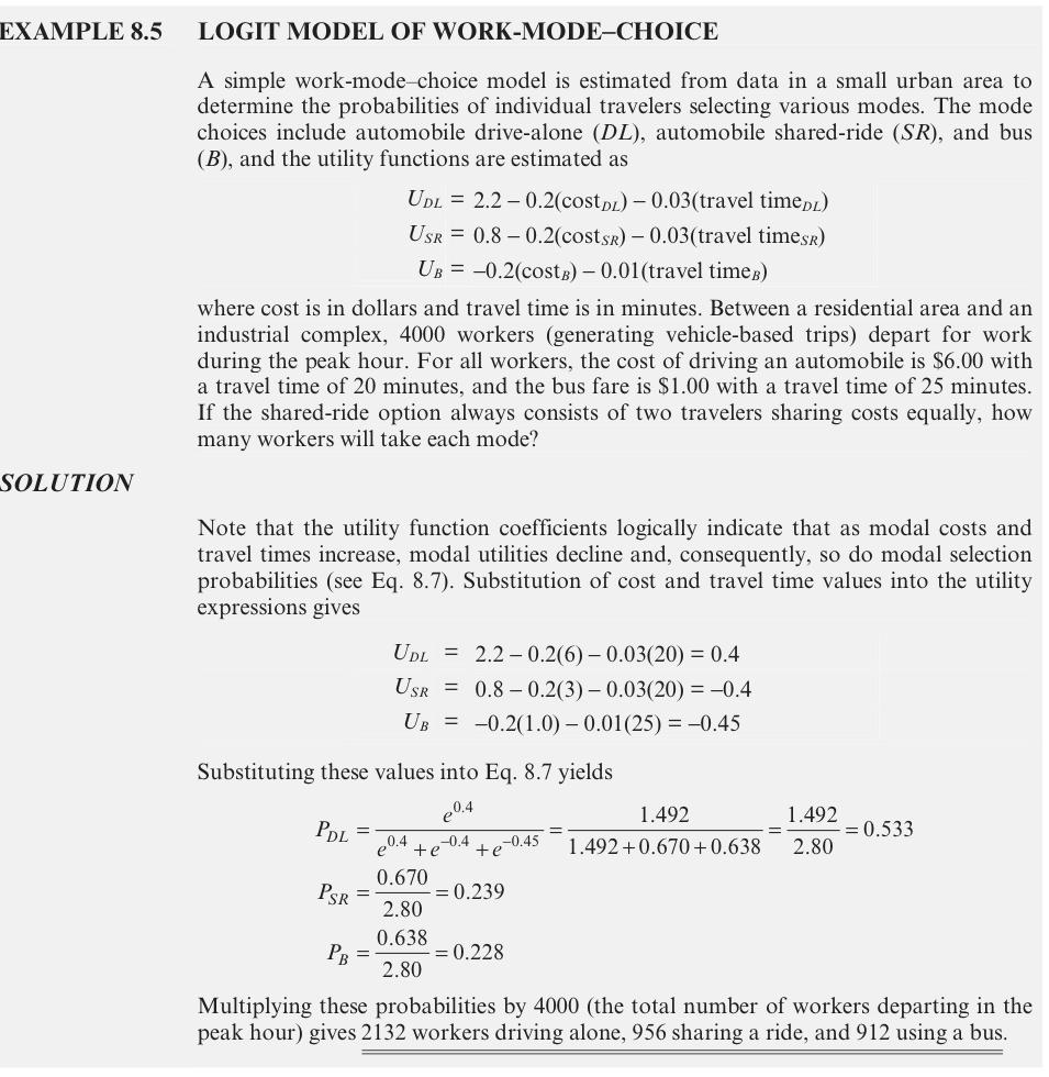 Solved Problem If small express buses leave the origin