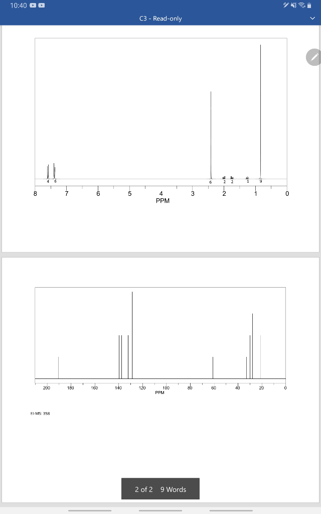10 40 Do C3 Read Only Ppm 0 180 160 140 1 10 Chegg Com