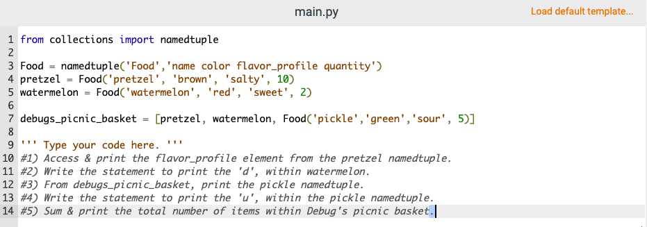 Solved Python Please! Accessing nested structures: What's | Chegg.com