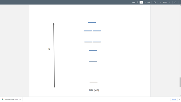 Solved Fill in the following Molecular Orbital diagrams for | Chegg.com