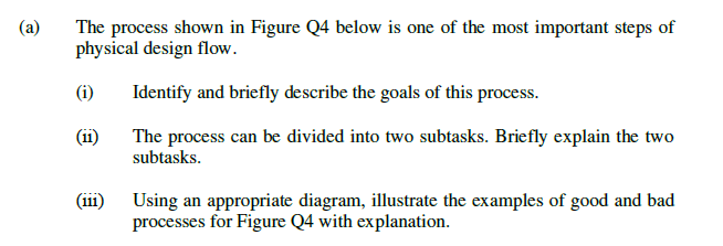 (a) The process shown in Figure Q4 below is one of | Chegg.com