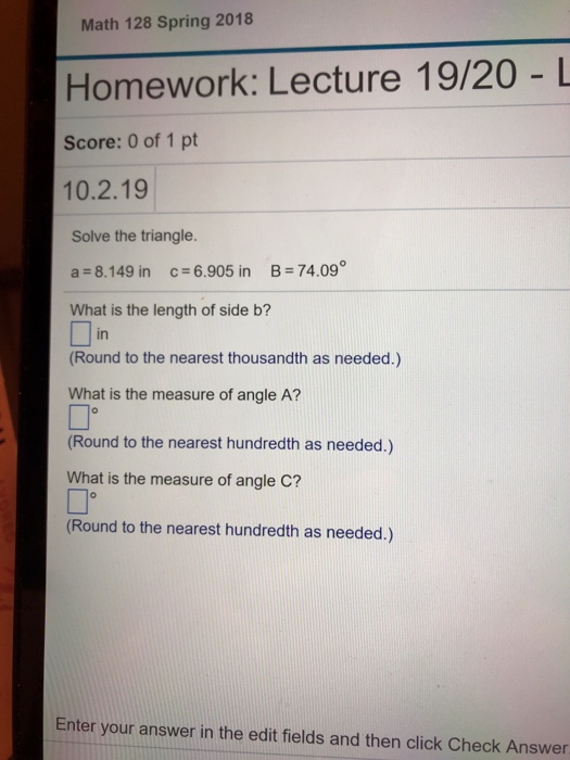 Trigonometry Archive | April 04, 2018 | Chegg.com