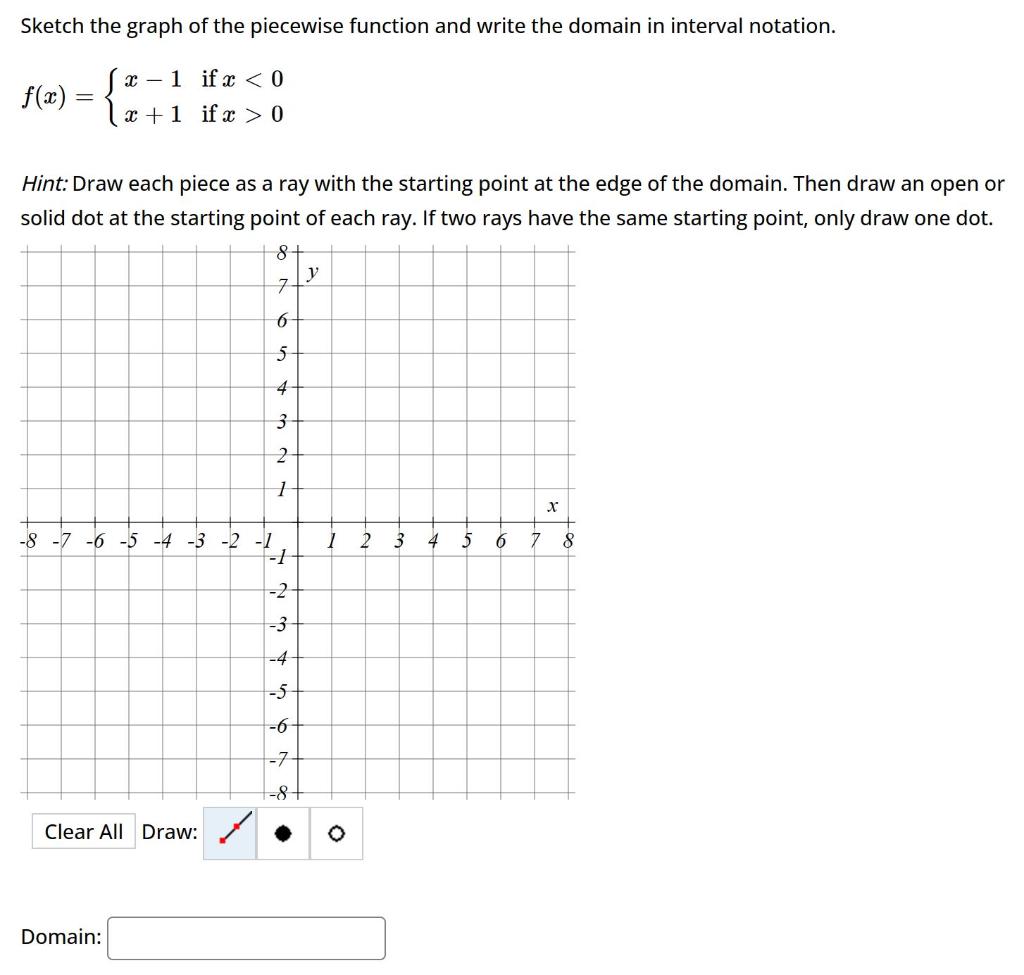 Solved Sketch the graph of the piecewise function and write | Chegg.com