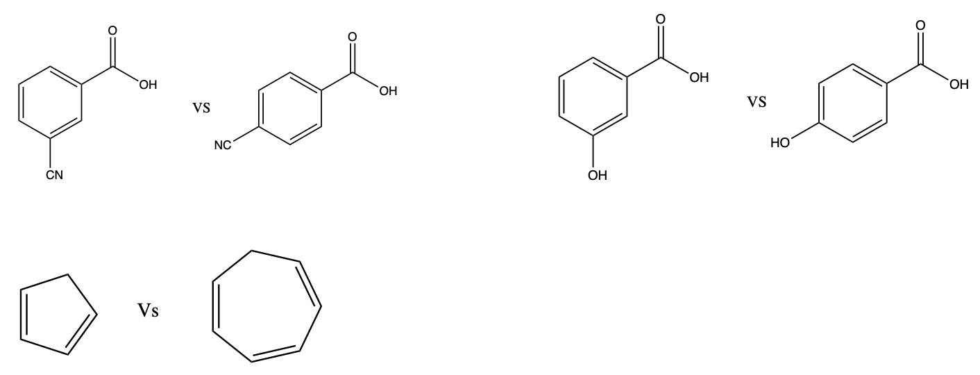 Solved Draw A Circle Around The Most Acidic Molecule In Each | Chegg.com